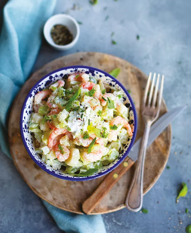 Insalata con torsoli di cavolfiore